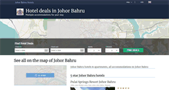 Desktop Screenshot of hotelsinjohorbahru.com